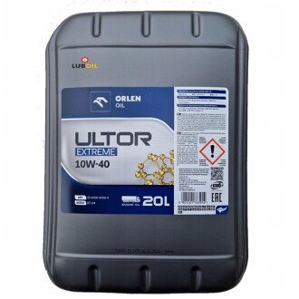 Моторна олива Ultor Extreme 10W-40, 20 л (QFS477K20) - ORLEN QFO911K20