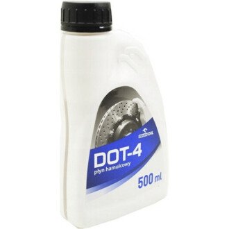 Рідина гальмівна Platinum DOT 4 Brake Fluid, 0,5л - ORLEN QFP402B70