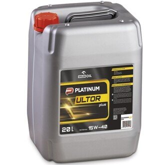 Моторное масло Platinum Ultor Plus 15W-40, 20 л (QFO917K20) - ORLEN QFS486K20