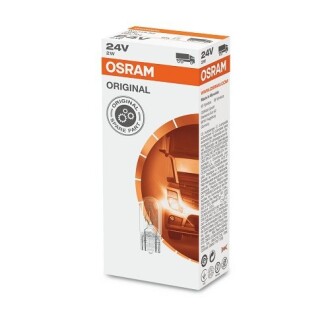 Автолампа W2W W2,1x9,5d 2 W 2,6 W прозрачная - OSRAM 2840