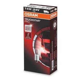 Автолампа Truckstar Pro T4W BA9s 4 W прозрачная - (7050631, 14142390, 5003097022) OSRAM 3930TSP