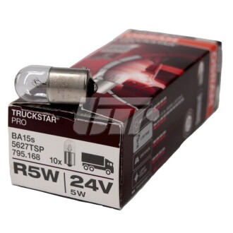 Автолампа Truckstar Pro R5W BA15s 5 W прозрачная - OSRAM 5627TSP