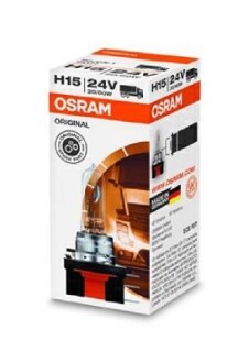 Лампа H15 20/60W 24V PGJ23T-1 - OSRAM 64177