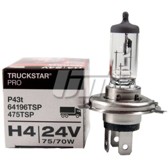 -FS Лампа H4 24V 75W P43t TRUCKSTAR PRO - OSRAM 64196TSP