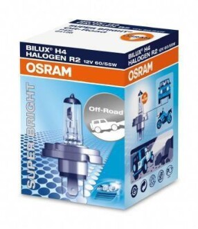 Автолампа (H4/R2 12V 60/55W P45T) - OSRAM 64198