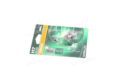 Автолампа Ultra Life H7 PX26d 55 W прозрачная - OSRAM 64210ULT01B