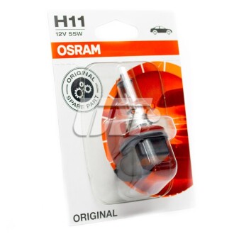 Лампа H11 12V 55W PGJ19-2 BLI STANDARD - OSRAM 64211-01B