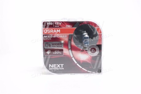 Лампа h8 12v 35w pgj19-1 hcb2 night breaker unlimited ng - (987896, N10529501) OSRAM 64212NL-HCB