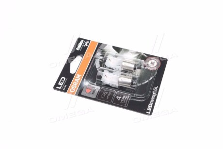 Лампа світлодіодна P21W RED LED 12V 2,5W BA15S LEDriving SL (2шт.) - OSRAM 7506DRP-02B