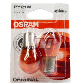 Лампа PY21W 12V 21W BAU15s BLI STANDARD - OSRAM 7507-02B