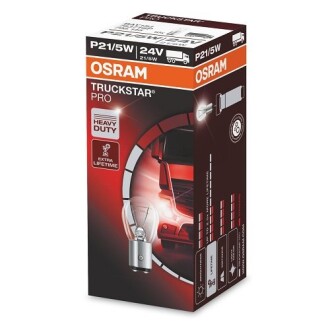 Автолампа P21/5W BAY15d 10 W 28 W прозрачная - OSRAM 7537TSP