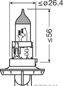 Фото 3 - Автомобільна лампа OSRAM 9008
