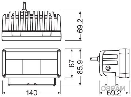 Лампочка фары передней - OSRAM LEDDL102WD