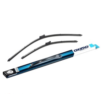 Щітка склоочисника безкаркасна передн (2шт) 650/475мм AUDI A3 LAMBORGHINI URUS PORSCHE PANAMERA TESLA MODEL 3, MODEL Y VW ARTEON, ARTEON SHOOTING BRAKE, PASSAT ALLTRACK B8, PASSAT B8 05.13- - OXIMO WC3505251