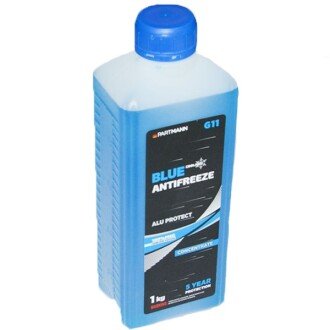 Антифриз-концентрат Antifreeze G11 Concentrate -80°C синій, 1л - PARTMANN PM040006