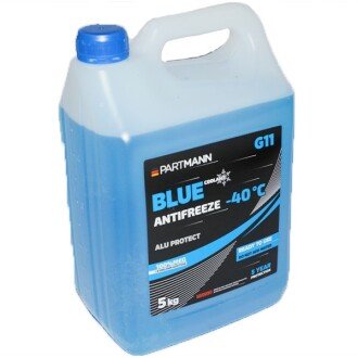 Антифриз Antifreeze G11 Ready-mix -36°C синій, 5л - PARTMANN PM040007 (фото 1)