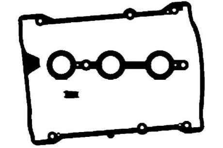 Прокладки клапанної кришки (компл.) VAG 2.4/2.7/2.8 V6 ACK/AGE/AZA/ASJ/AZR (3CYL) - (078198025) Payen HM5224