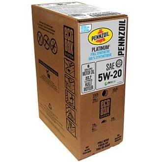 Моторное масло Platinum 5W-20, 22,7 л - PENNZOIL 550022685 (фото 1)