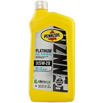 Моторное масло Platinum 5W-20, 0,946 л (550023759) - PENNZOIL 550022686