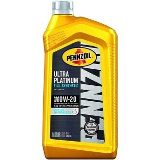 Моторное масло Ultra Platinum 0W-20, 0,946 л (550039851) - PENNZOIL 550039860