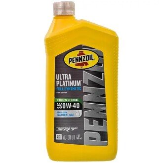 Моторное масло Ultra Platinum 0W-40, 0,946 л - PENNZOIL 550040856