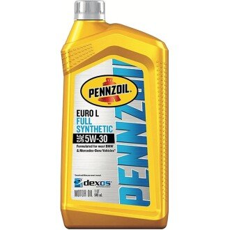 Моторна олива Euro L 5W-30, 0,946 л (550051126) - PENNZOIL 550042834 (фото 1)