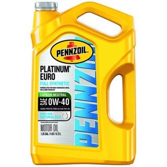 Моторна олива Platinum Euro 0W-40, 4,73 л - PENNZOIL 550051111 (фото 1)