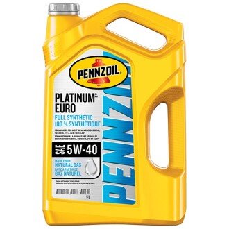 Моторное масло Platinum Euro 5W-40, 4,73 л - PENNZOIL 550051118 (фото 1)