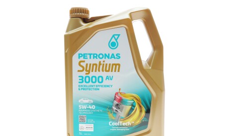 Моторное масло Syntium 3000 AV 5W-40, 5 л - Petronas 70179M12EU