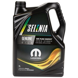 Моторна олива Selenia WR Pure Energy 5W-30, 5 л - Petronas 70205MF2EU