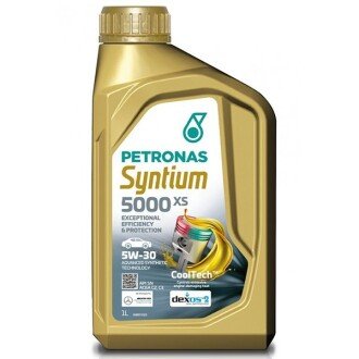 Моторное масло Syntium 5000 XS 5W-30, 1 л - Petronas 70660E18EU