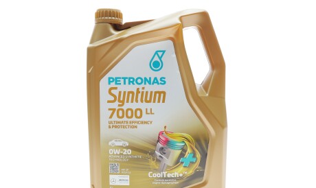 Олива 0W20 SYNTIUM 7000 LL (5L) (BMW LL-17 FE+) (API SP) (ILSAC GF-6A/ACEA C6) - Petronas 70719M12EU