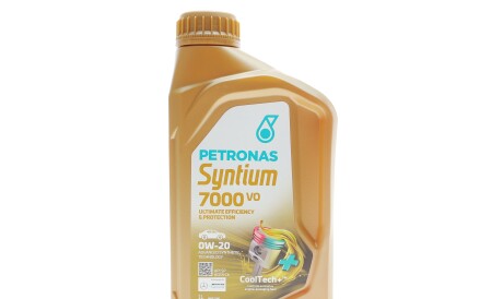 Олива 0W20 SYNTIUM 7000 VO (1L) (Volvo VCC RBS0-2AE/OV 040 1547–A20/STJLR.03.5006) - Petronas 70721E18EU