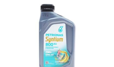 Олива 10W40 SYNTIUM 800 EU (1L) (ACEA A3/B4/API SN/MB 229.3/VW 501.01/505.00/RN0700/RN0710) - Petronas 70732E18EU