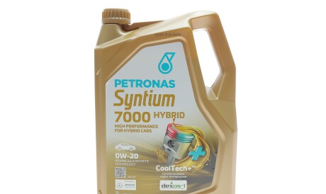 Олива 0W20 SYNTIUM 7000 HYBRID (5L) (API SP/ILSAC GF-6A) (GM dexos1 Gen 3/Ford WSS-M2C962-A1) - Petronas 70803M12EU
