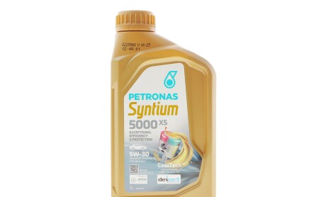 Олива 5W30 SYNTIUM 5000 XS (1L) GM Dexos 2 (API SN/ACEA C2/C3) - Petronas 70956E18EU