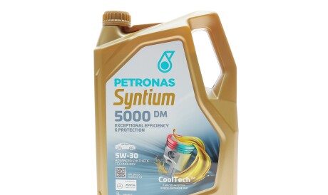 Олива 5W30 SYNTIUM 5000 DM (5L) (MB 229.51/MB 229.52/VW 505.00/505.01/LL-04/RN0700/RN0710) - Petronas 70957M12EU