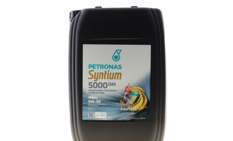 Олива 5W30 SYNTIUM 5000 DM (20L) (MB 229.51/MB 229.52/VW 505.00/505.01/LL-04/RN0700/RN0710) - Petronas 70957R41EU