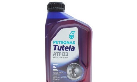 Олива TUTELA ATF D3 (1L) (GM Dextron III-H/Dextron III-G/Allison C4/Ford Mercon) - Petronas 76127E15EU