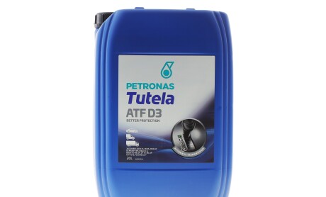 Олива TUTELA ATF D3 (20L) (GM Dexron III-H/Dexron III-G/Allison C4/Ford Mercon) - Petronas 76127R41EU