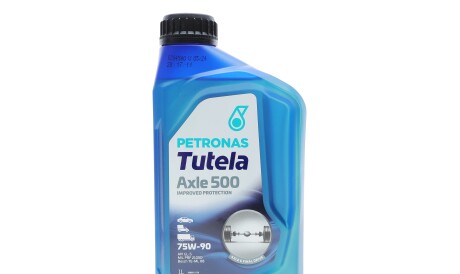 Олива 75W90 TUTELA AXLE 500 (1L) (MIL PRF 2105D) (API GL-5) - Petronas 76631E15EU