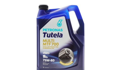 Олива 75W80 TUTELA MULTI MTF 700 (5L) (API GL-4/Fiat 9.55550-MZ12/BMW MTF LT-2/LT-3/LT-4) - ((1615100080)) Petronas 76640M12EU