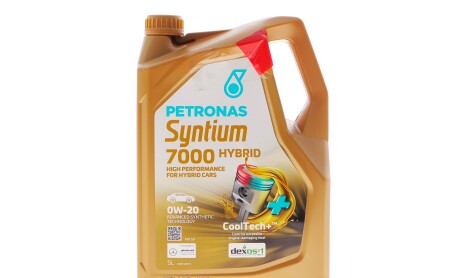 Олива 0W20 SYNTIUM 7000 HYBRID (5L) (API SP/ILSAC GF-6A) (GM dexos1 Gen 3/Ford WSS-M2C962-A1)(незначне пошкодження) - Petronas DSC_70803M12EU