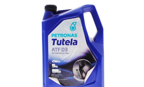 Олива TUTELA ATF D3 (5L) (GM Dexron III-H/Dexron III-G/Allison C4/Ford Mercon) - Petronas DSC_76127M12EU