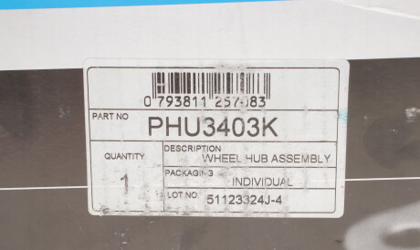 Фото 2 - Подшипник ступицы PFI PHU3403K