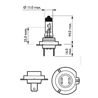 Фото 2 - Автомобільна лампа PHILIPS 12035 RA C1