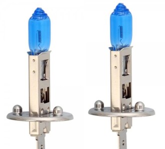 Галогенна лампа H1 CrystalVision 12V (2шт.) - PHILIPS 12258CVSM