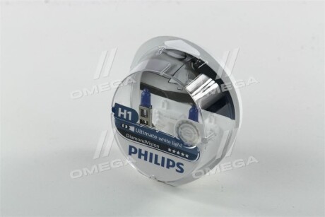 Лампа розжарювання H1 12V 55W P14,5s Diamond Vision 5000K - PHILIPS 12258DVS2