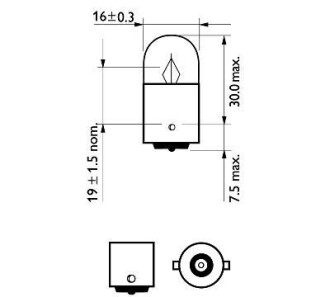 Фото 3 - Автолампа PHILIPS 12821LLECOB2