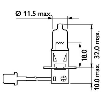 Фото 3 - Автомобільна лампа PHILIPS 13336MDB1